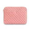 Rose Quilted Velvet Laptop Sleeve