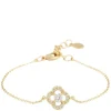 Sally Chain Bracelet Gold Clear Onesize