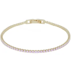 Sally Stone Bracelet Gold Light Pink Onesize