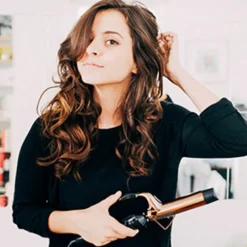 Salon Long-Lasting Curls Rose Gold Curling Iron
