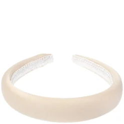 Satin Hair Band Broad Champagne