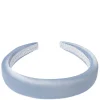 Satin Hair Band Broad Light Blue