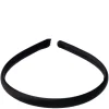 Satin Hair Band Thin Black