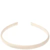 Satin Hair Band Thin Champagne