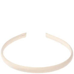 Satin Hair Band Thin Champagne