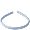 Satin Hair Band Thin Light Blue