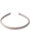 Satin Hair Band Thin Taupe
