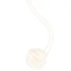 Satin Rose Brooch Small Off White