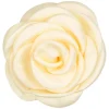 Satin Rose Hair Claw Pale Yellow
