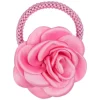 Satin Rose Hair Tie Bubblegum Pink
