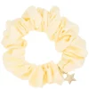 Satin Scrunchie Pale Yellow