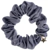 Satin Scrunchie Steel Blue