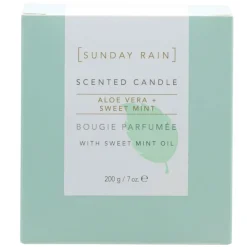Scented Candle Aloe & Sweet Mint 200g