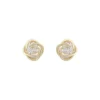 Sevilla Earring Gold/Clear 8mm