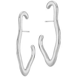 Signe Kragh X Sistie2ND Creoles Medium Steel 46mm.