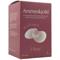 Silicone Nursing Shields Large 2pcs