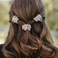 Silk Hair Tie Beige