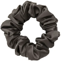 Silk Scrunchie Dark Grey