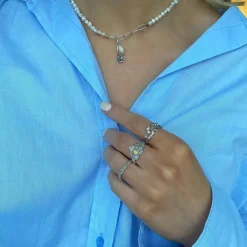 Silke X Sistie Ring Recycled Silver Onesize