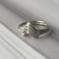 Silke X Sistie Ring Silver Onesize