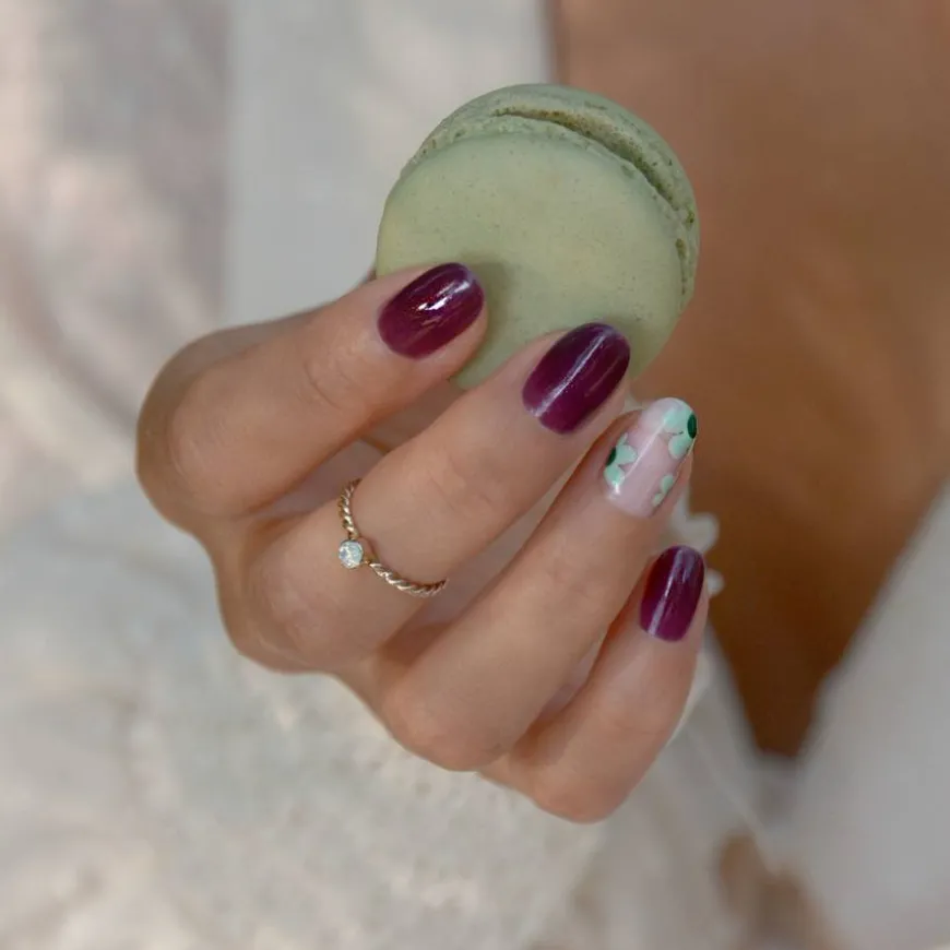 Single Gel Polish Dark Plum 10ml