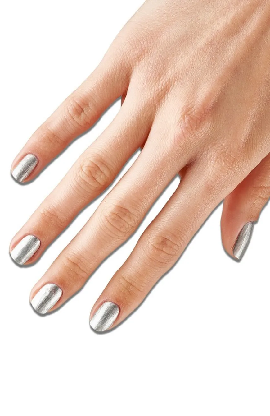 Single Gel Polish Silver Glow 10ml