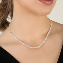 Siri Necklace Silver 42cm