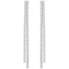Siri Stone Tassle Earring Silver Onesize