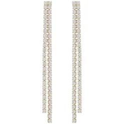 Siri Stone Tassle Earring Gold Onesize