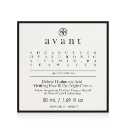 Skincare Deluxe Hyaluronic Acid Vivifying Face & Eye Night Cream 50ml