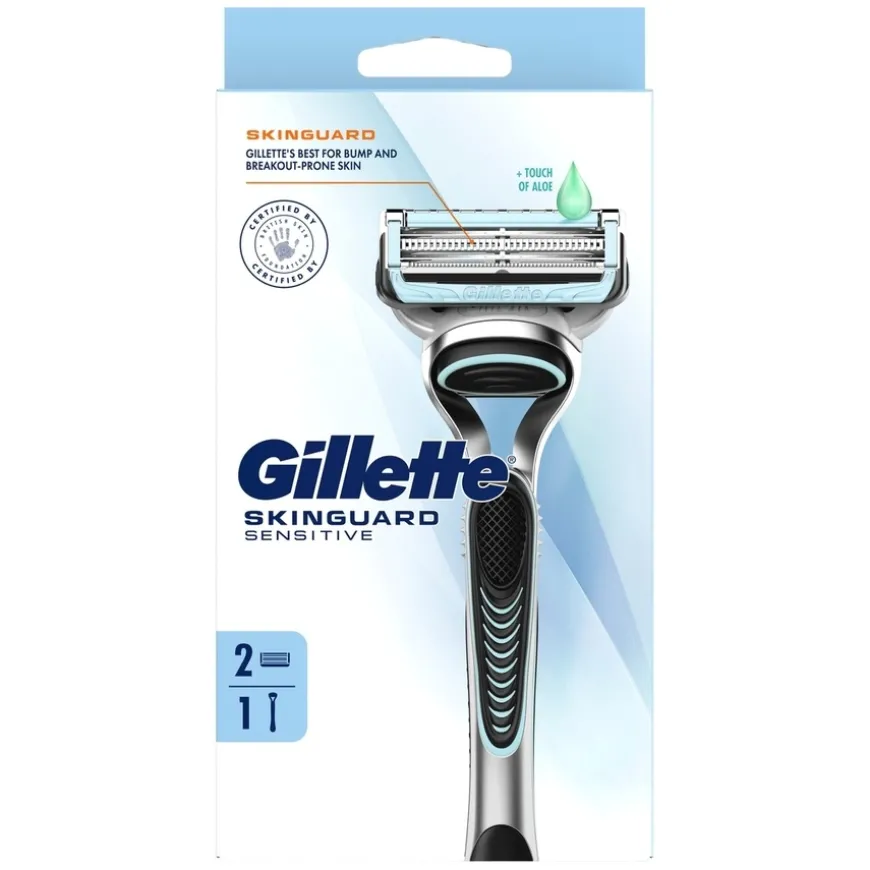 SkinGuard Sensitive Razor for Men 2 Blades