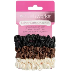 Skinny Satin Scrunchies 6pcs