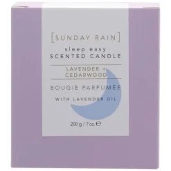 Sleep Easy Scented Candle Lavender & Cedarwood 200g