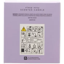 Sleep Easy Scented Candle Lavender & Cedarwood 200g