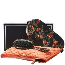 Sleeping Eye Mask 100% Mulberry Silk Black Hibiscus