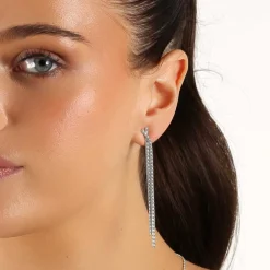 Snö Of Swede Honey Long Earring Silver