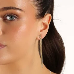 Snö Of Swede Honey Long Earring Gold