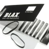 Snag Free Hair Elastics Black 8pcs