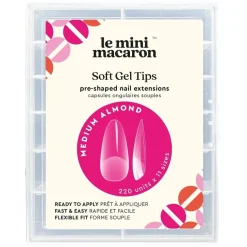 Soft Gel Tips Medium Almond 220pcs