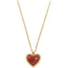 Sonja Jelly Heart Dangling Necklace