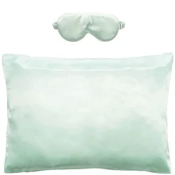 Sovesett - putetrekk og sovemaske i sateng