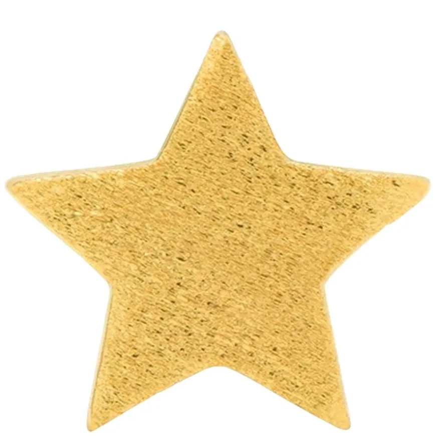 Star Earring Gold 1pcs