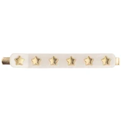 Star Stud Bobby Pin White 1pcs