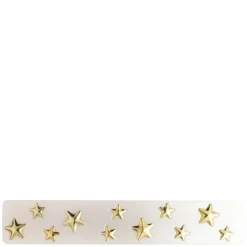 Star Stud Hair Clip Large White
