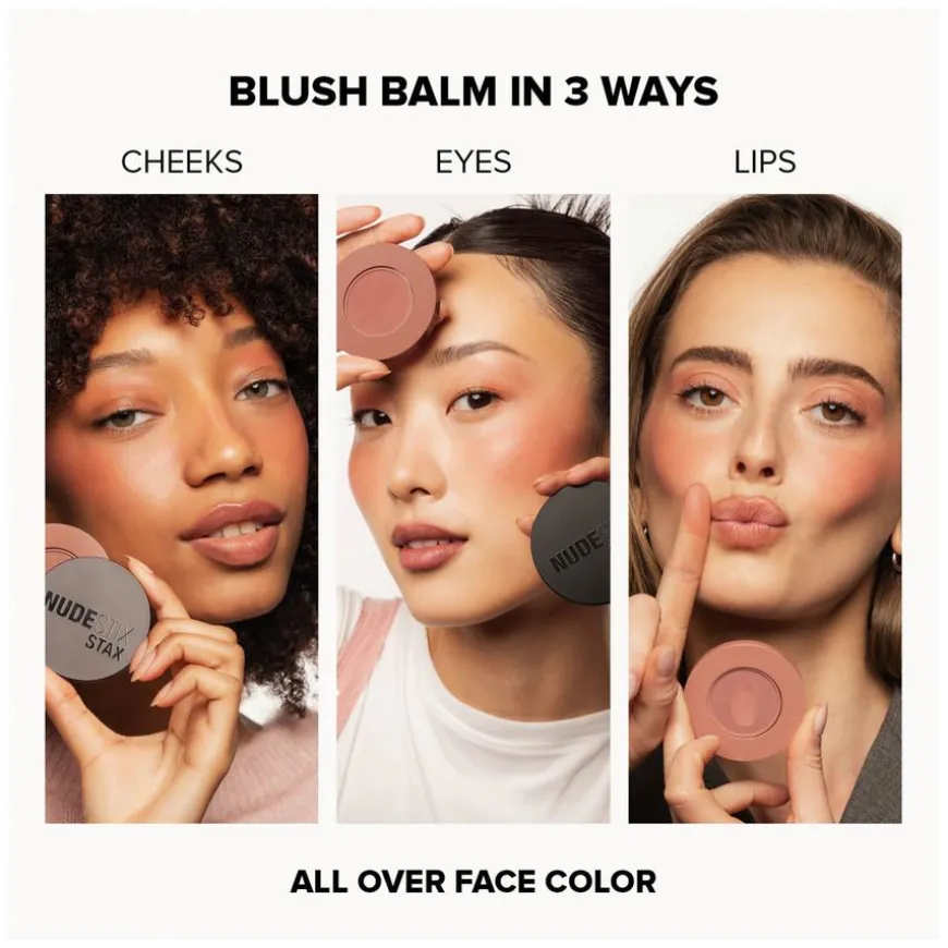 Stax All Over Color Blush Balm Barely Nude 2,5ml