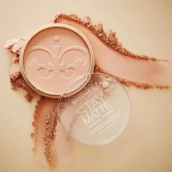 Stay Matte Pressed Face Powder #005 Silky Beige 14g