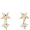 Stina Earring Gold/Clear