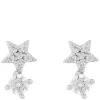Stina Earring Silver/Clear