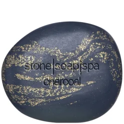 Stone Soap Charcoal Goldleaf 120g