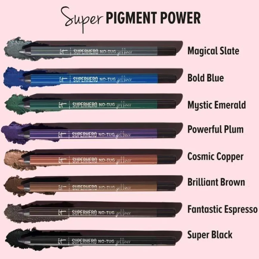 Superhero No-Tug Gel Eyeliner Super Black 11,5g